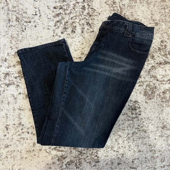 Lane Bryant Venezia Straight Leg High Rise Denim Jeans Plus size 3 (18)Dark Wash - Picture 1 of 9